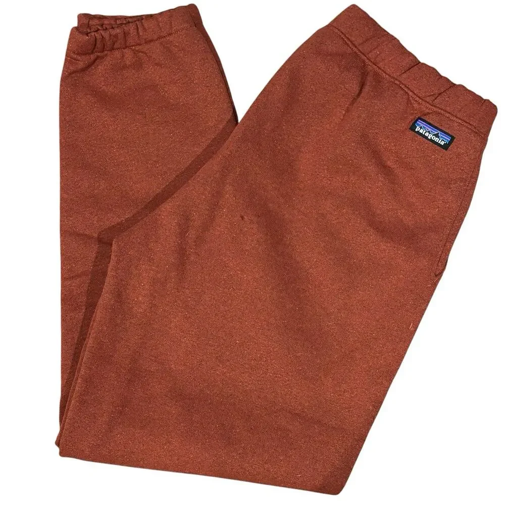 Patagonia Men's Fitz Roy Icon Uprisal Sweatpants Sisu Brown Burnt Orange Large